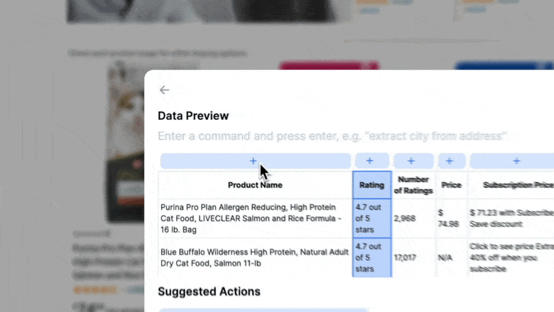 Clean data